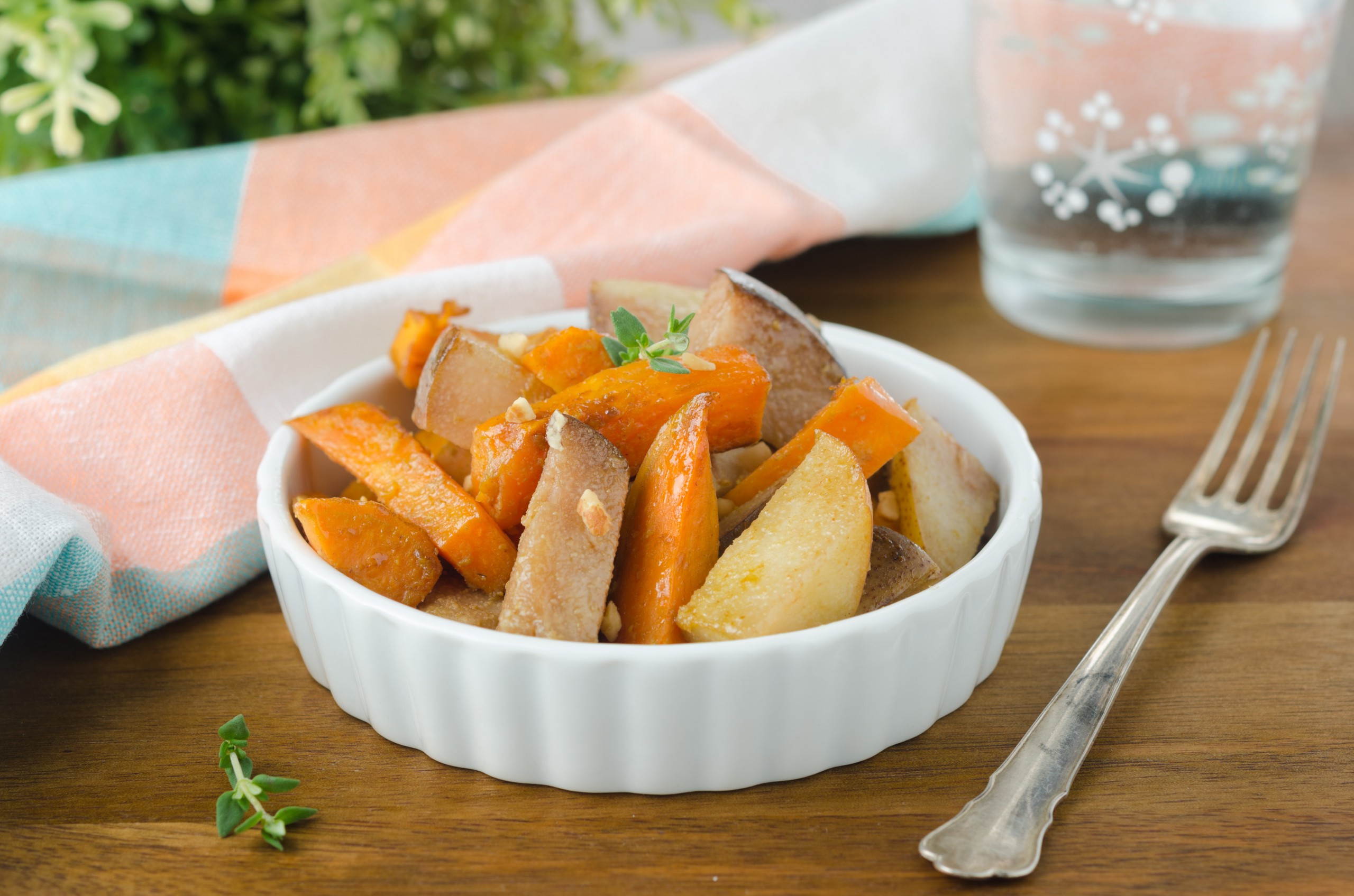 Roasted Sweet Potato and Pears