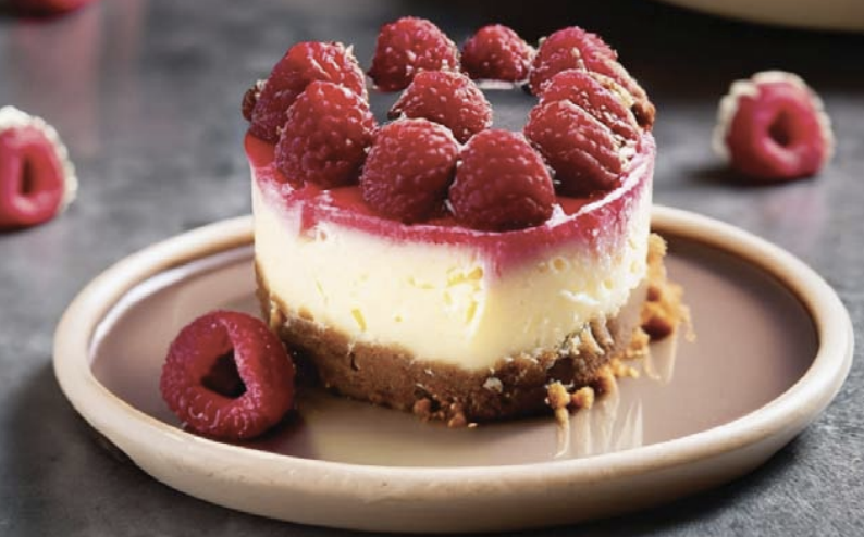 Mini Raspberry Cheesecakes*